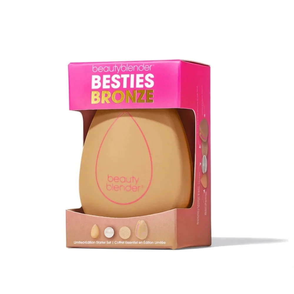 BEAUTYBLENDER BESTIES BRONZE LIMITED-EDITION 4-PIECE STARTER SET